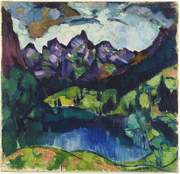 konrad magi Landscape of Obersdorf